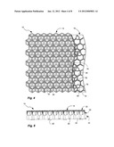 CUSHION WITH DOUBLE STACKED OFF-SET HONEYCOMB diagram and image