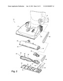 VACUUM CLEANER WITH MODULAR CLUTCH ASSEMBLY diagram and image