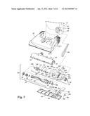 VACUUM CLEANER WITH MODULAR CLUTCH ASSEMBLY diagram and image