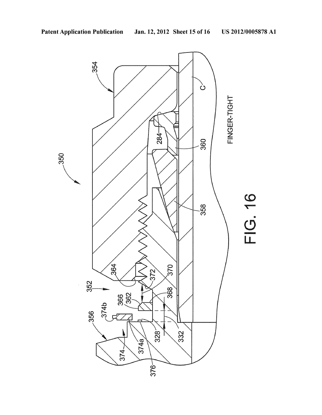 CONDUIT FITTING WITH FLEXIBLE TORQUE COLLAR - diagram, schematic, and image 16