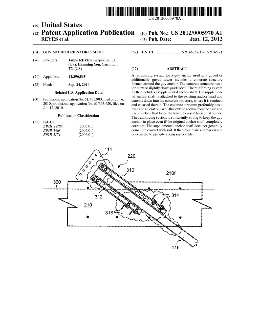 GUY ANCHOR REINFORCEMENT - diagram, schematic, and image 01