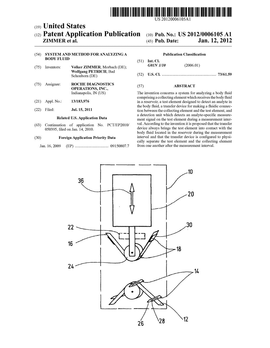 SYSTEM AND METHOD FOR ANALYZING A BODY FLUID - diagram, schematic, and image 01