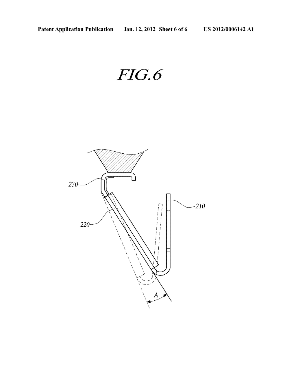 TILT HINGE BRACKET OF STEERING COLUMN FOR VEHICLE AND STEERING COLUMN FOR     VEHICLE HAVING THE SAME - diagram, schematic, and image 07