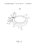 APPARATUS FOR PROCESSING COATING MATERIAL AND EVAPORATION DEPOSITION     DEVICE HAVING SAME diagram and image