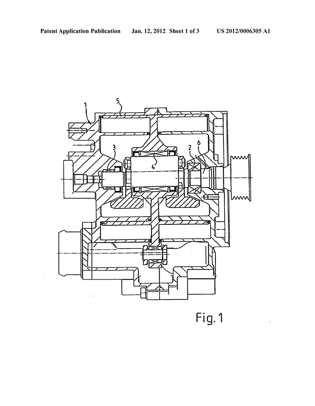 Supercharging device for compressing charge air for an internal combustion     engine - diagram, schematic, and image 02