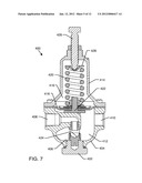 SYSTEM AND METHOD FOR HYDRAULICALLY MANAGING FLUID PRESSURE DOWNSTREAM     FROM A MAIN VALVE BETWEEN SET POINTS diagram and image