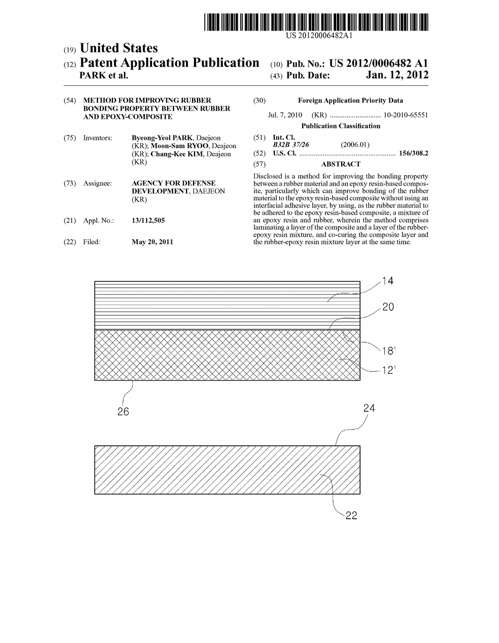 METHOD FOR IMPROVING RUBBER BONDING PROPERTY BETWEEN RUBBER AND     EPOXY-COMPOSITE - diagram, schematic, and image 01