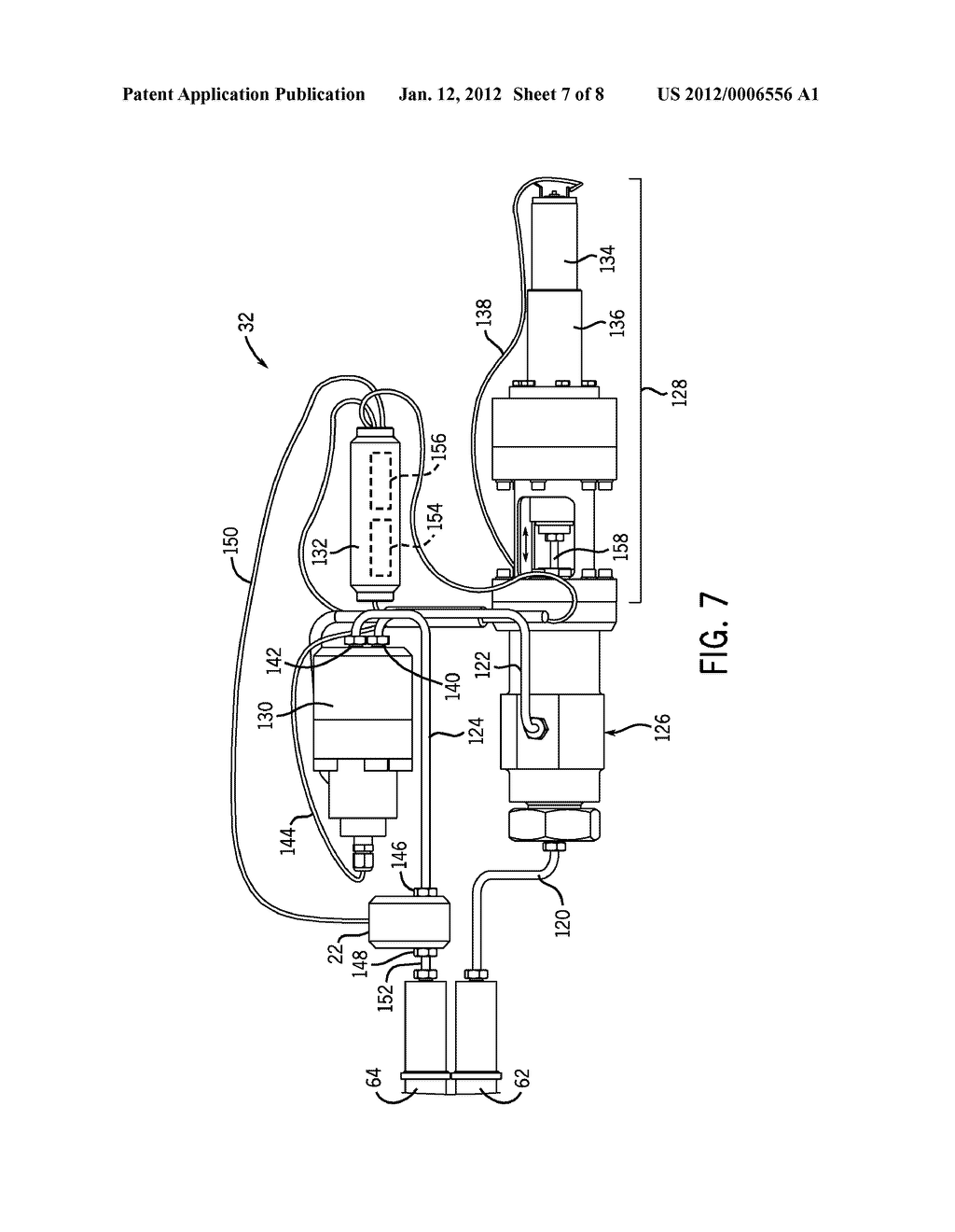 SYSTEM AND METHOD OF PROVIDING HIGH PRESSURE FLUID INJECTION WITH METERING     USING LOW PRESSURE SUPPLY LINES - diagram, schematic, and image 08