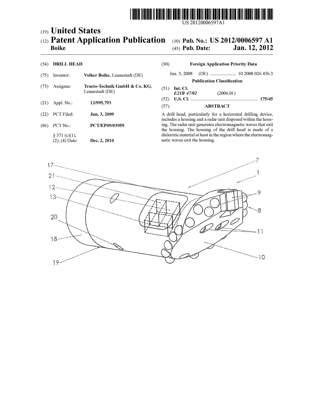 DRILL HEAD - diagram, schematic, and image 01