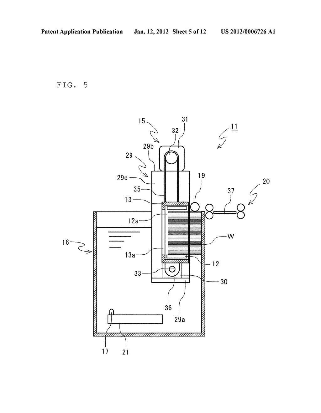 WAFER SEPARATION APPARATUS, WAFER SEPARATION AND TRANSFER APPARATUS, WAFER     SEPARATION METHOD, WAFER SEPARATION AND TRANSFER METHOD, AND SOLAR CELL     WAFER SEPARATION AND TRANDSFER METHOD - diagram, schematic, and image 06