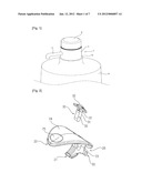 PUMPING DEVICE OF FLUID CONTAINER AND PRESS BUTTON diagram and image