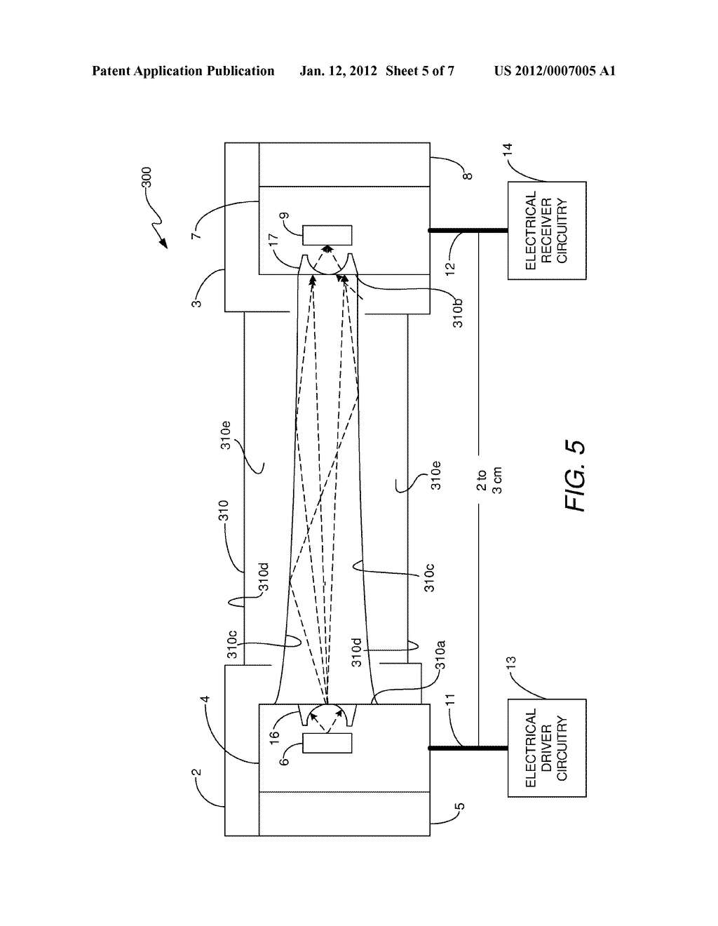 OPTO-ISOLATOR THAT USES A NONTRANSPARENT HOLLOW TUBE AS THE OPTICAL     WAVEGUIDE EXTENDING BETWEEN THE TRANSMITTER AND RECEIVER MODULES OF THE     OPTO-ISOLATOR - diagram, schematic, and image 06