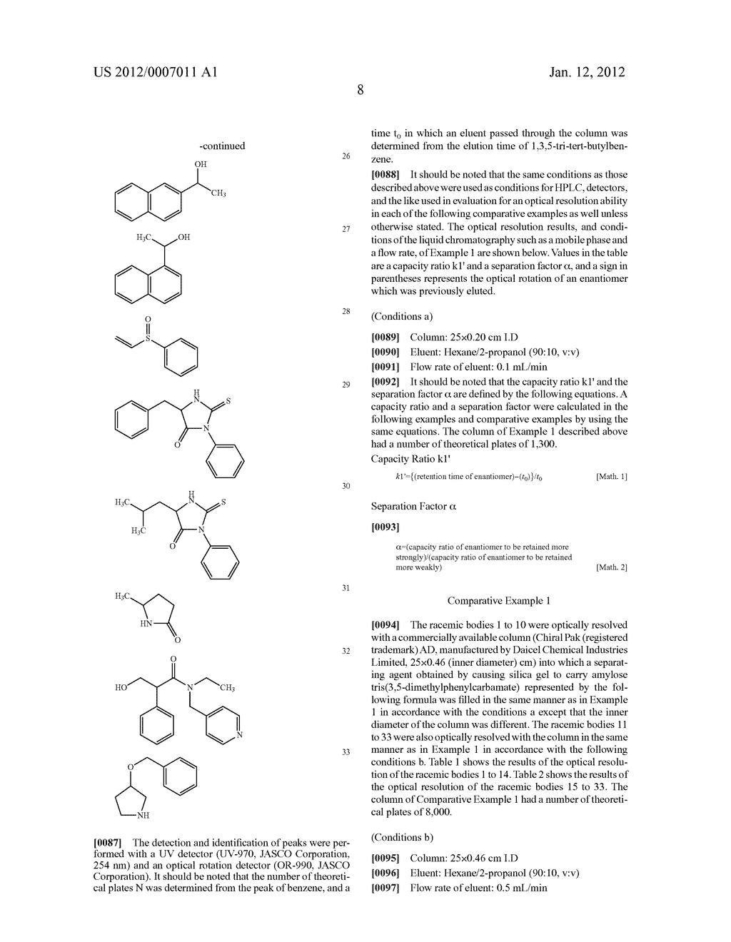 Separating agent for optical isomer - diagram, schematic, and image 13