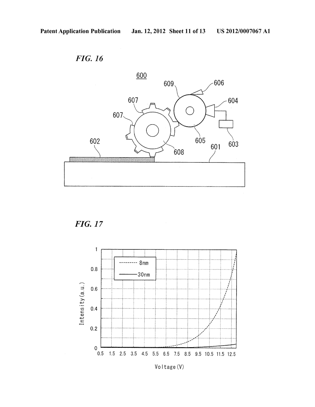 ORGANIC ELECTROLUMINESCENT DEVICE, METHOD FOR MANUFACTURING ORGANIC     ELECTROLUMINESCENT DEVICE, IMAGE DISPLAY DEVICE, AND METHOD FOR     MANUFACTURING IMAGE DISPLAY DEVICE - diagram, schematic, and image 12