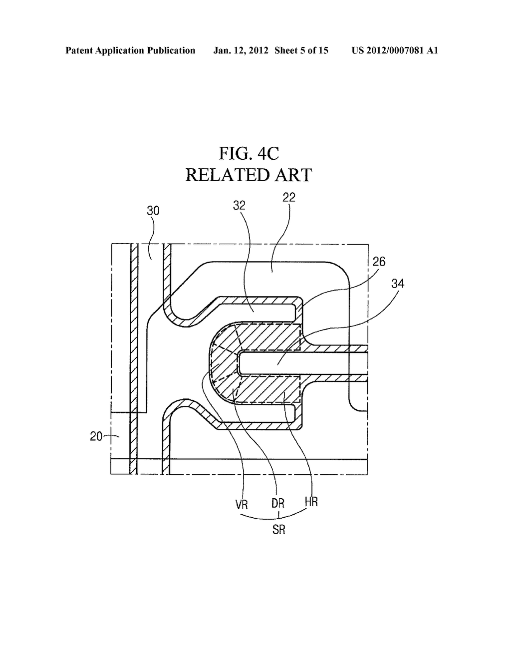 ARRAY SUBSTRATE FOR DISPLAY DEVICE AND METHOD OF FABRICATING THE SAME - diagram, schematic, and image 06