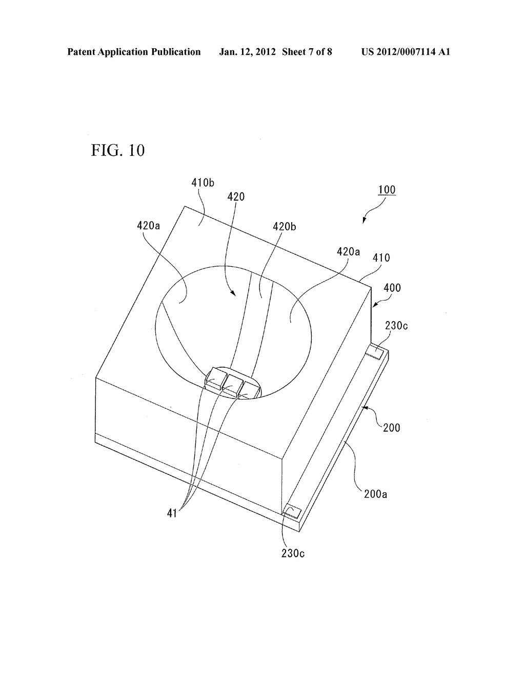 LIGHT EMITTING DIODE, LIGHT EMITTING DIODE LAMP AND ILLUMINATING DEVICE - diagram, schematic, and image 08