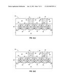 SEMICONDUCTOR DEVICE STRUCTURES INCLUDING DAMASCENE TRENCHES WITH     CONDUCTIVE STRUCTURES AND RELATED METHOD diagram and image