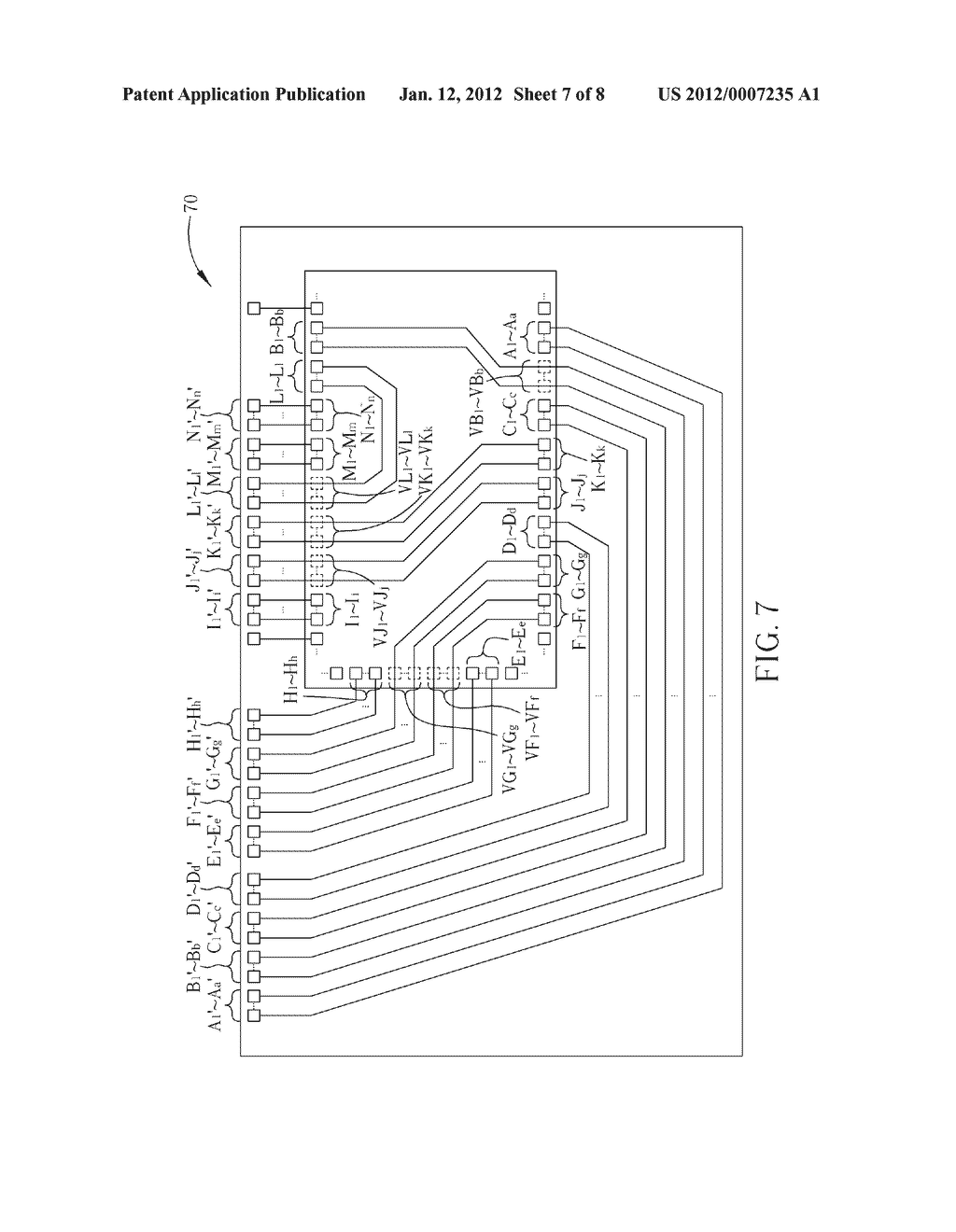 Chip Fanning Out Method and Chip-on-Film Device - diagram, schematic, and image 08