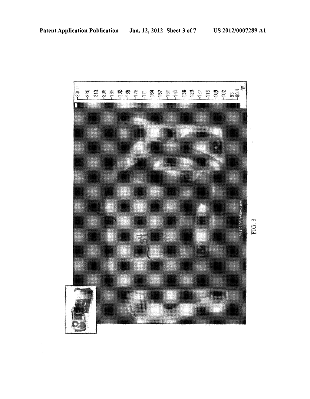 METHOD AND SYSTEM FOR THERMALLY MONITORING PROCESS FOR FORMING PLASTIC     BLOW-MOLDED CONTAINERS - diagram, schematic, and image 04