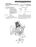 SEATING STRUCTURE WITH A CONTOURED FLEXIBLE BACKREST diagram and image