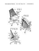 SEATING STRUCTURE WITH A CONTOURED FLEXIBLE BACKREST diagram and image