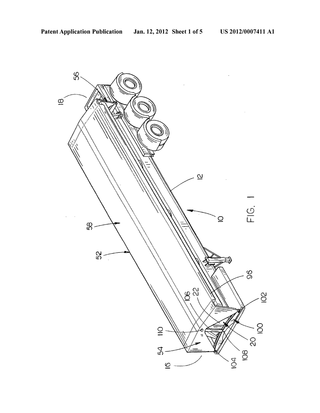 Cover for a side-dump trailer or truck - diagram, schematic, and image 02