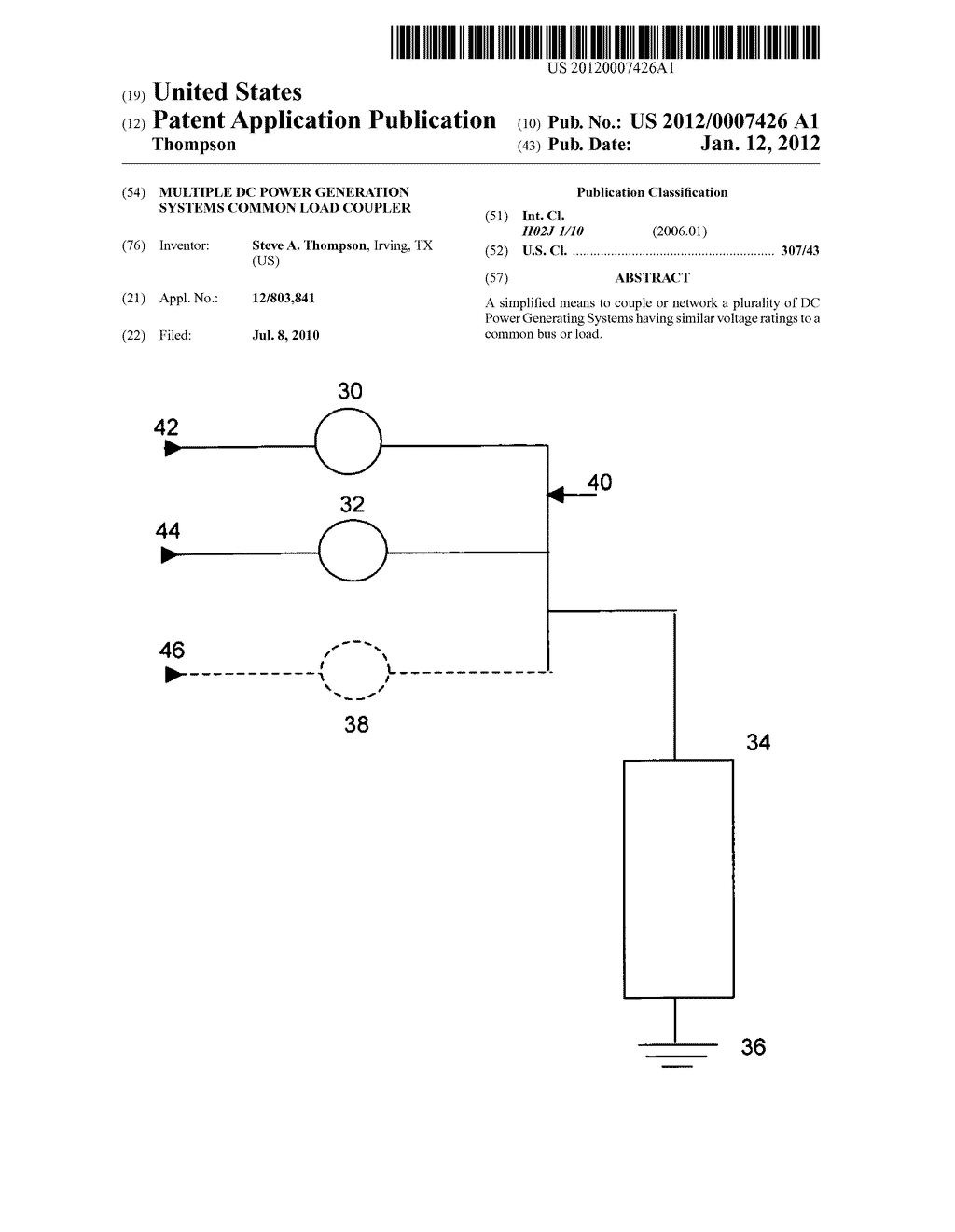 Multiple DC power generation systems common load coupler - diagram, schematic, and image 01