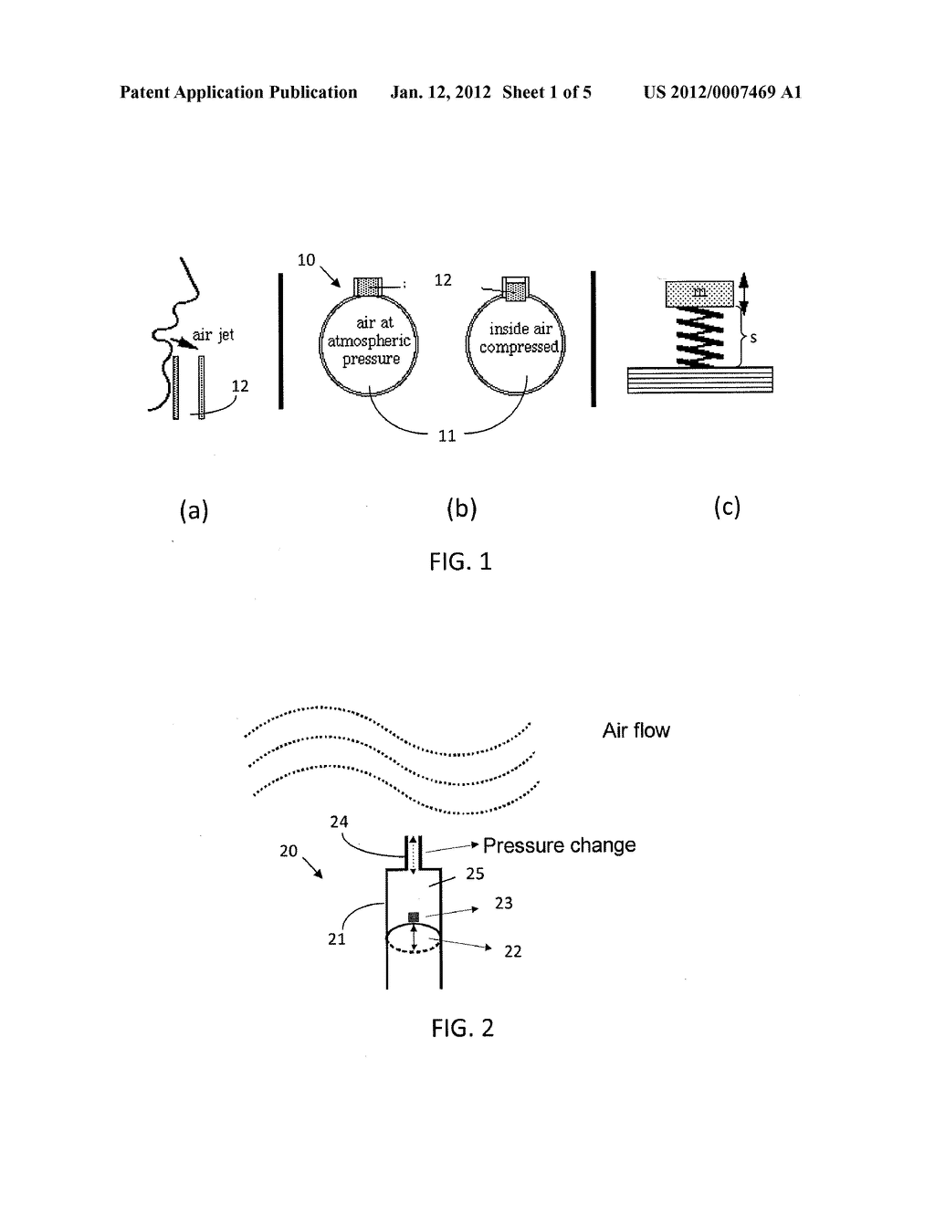 METHOD AND DEVICE FOR VIBRATION HARVESTING VIA GASFLOW - diagram, schematic, and image 02