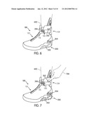 Article of Footwear with Lighting System diagram and image