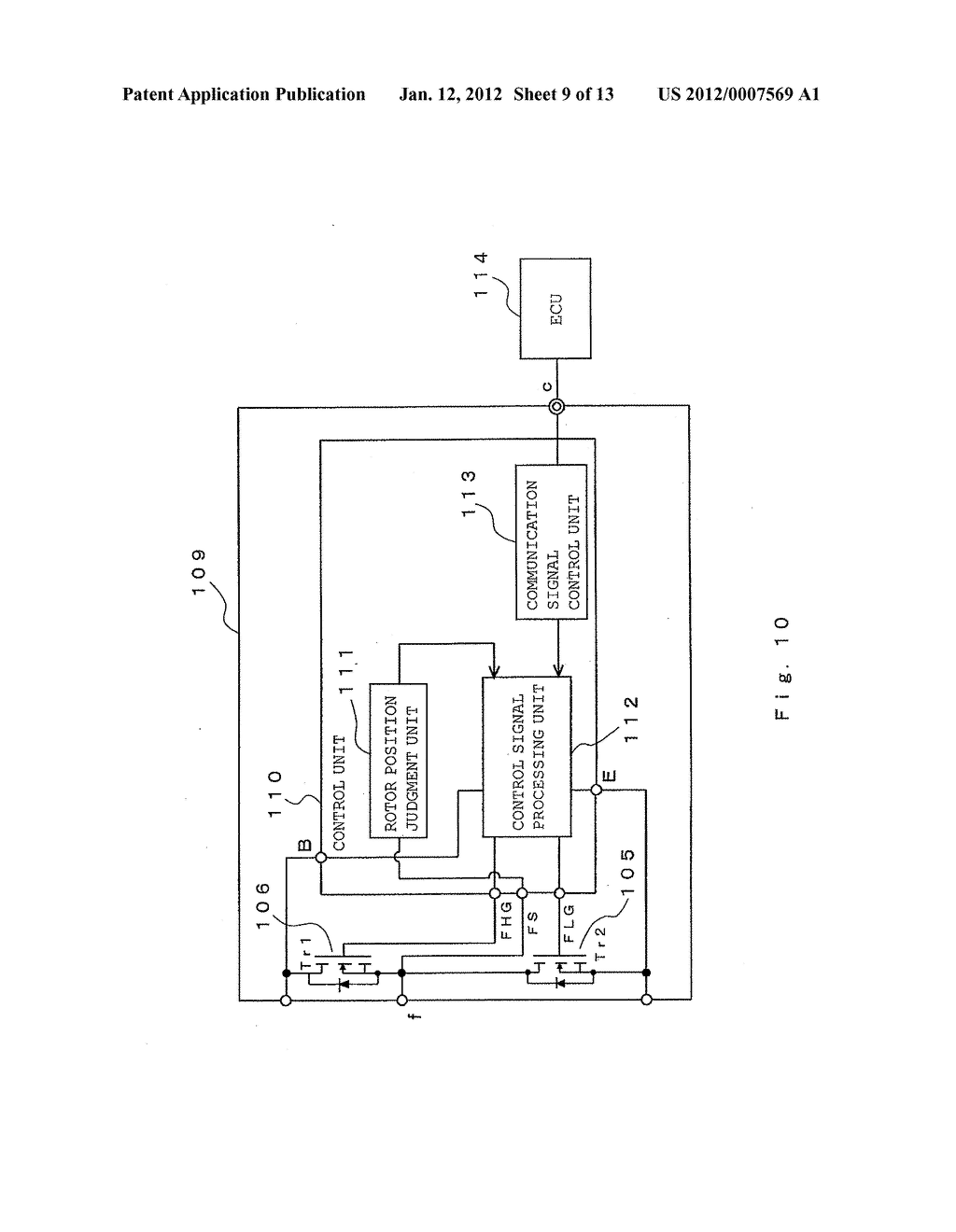 CONTROL DEVICE FOR VEHICLE AC GENERATOR - diagram, schematic, and image 10