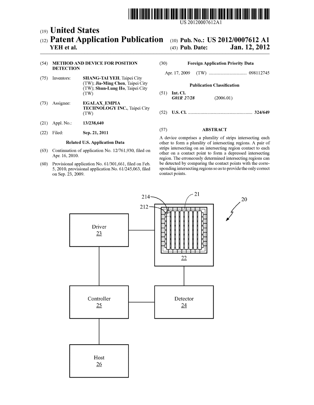 Method and Device for Position Detection - diagram, schematic, and image 01