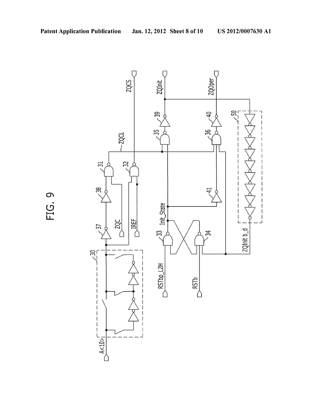 IMPEDANCE CALIBRATION MODE CONTROL CIRCUIT - diagram, schematic, and image 09