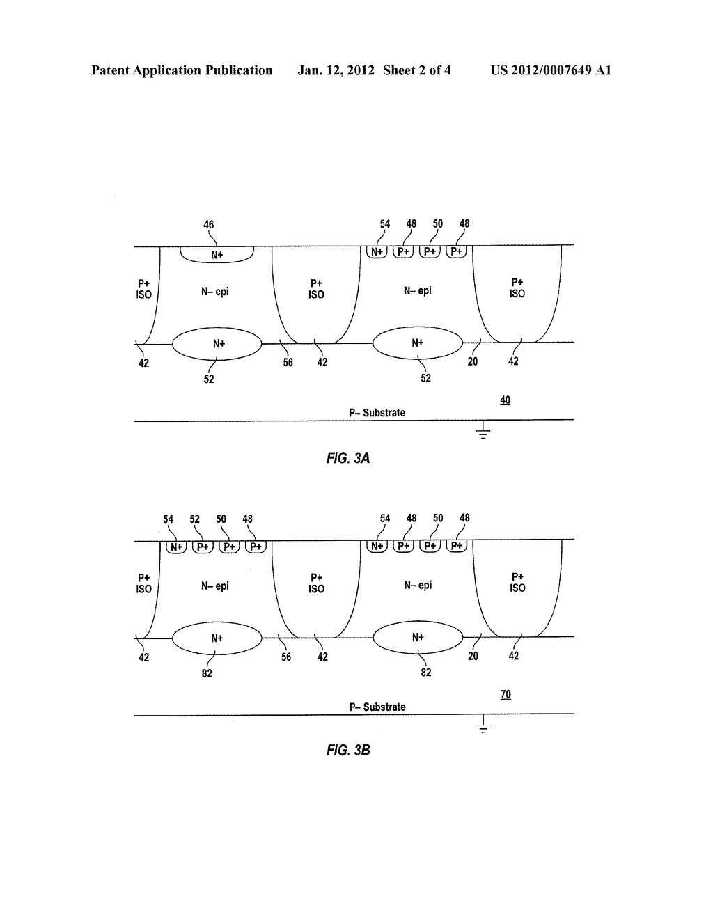 METHOD FOR CLAMPING A SEMICONDUCTOR REGION AT OR NEAR GROUND - diagram, schematic, and image 03