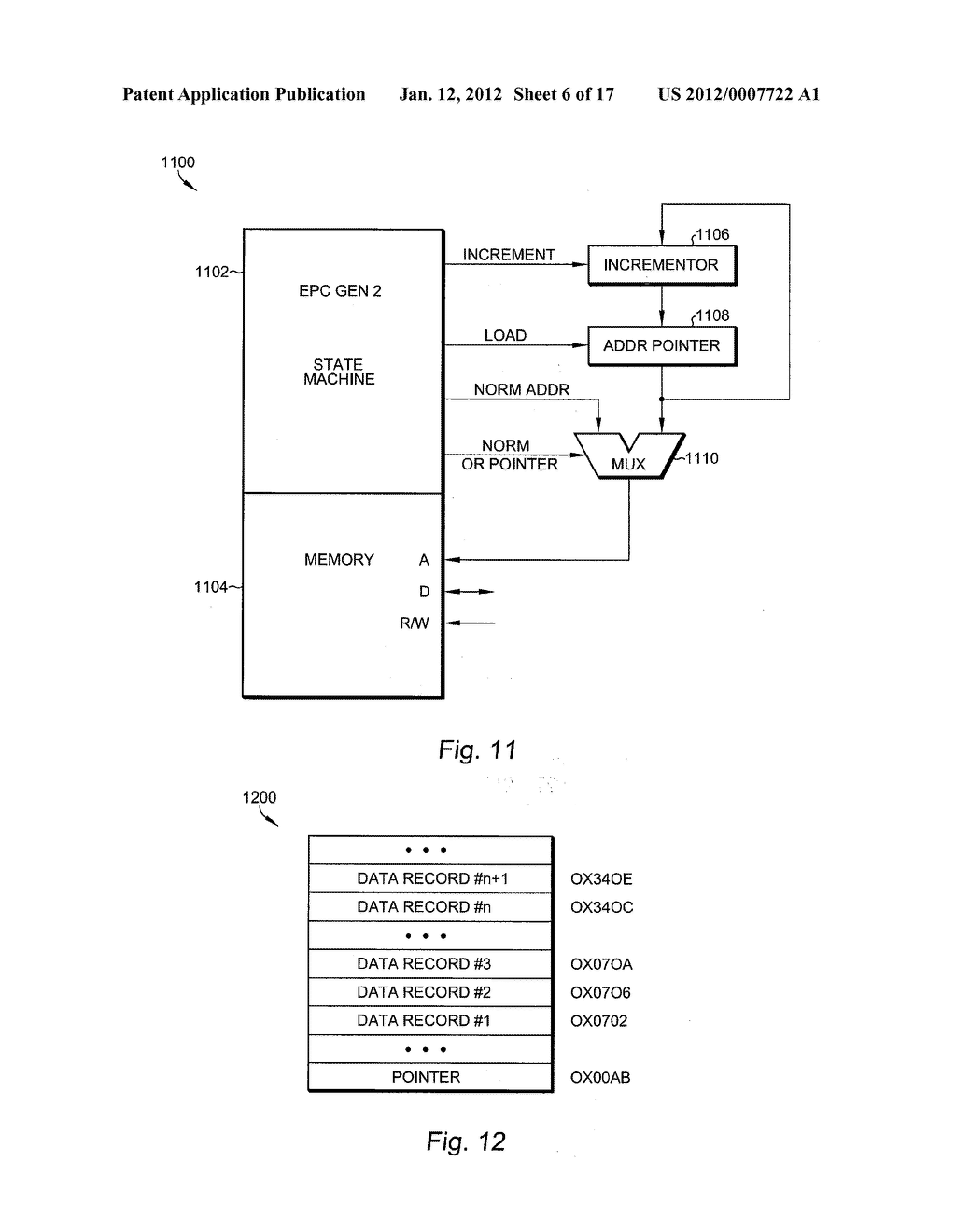 RFID ACCESS METHOD USING AN INDIRECT MEMORY POINTER - diagram, schematic, and image 07