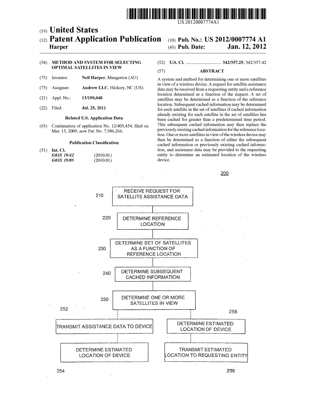 METHOD AND SYSTEM FOR SELECTING OPTIMAL SATELLITES IN VIEW - diagram, schematic, and image 01