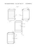 DETACHABLE BACK MOUNTED TOUCHPAD FOR A HANDHELD COMPUTERIZED DEVICE diagram and image