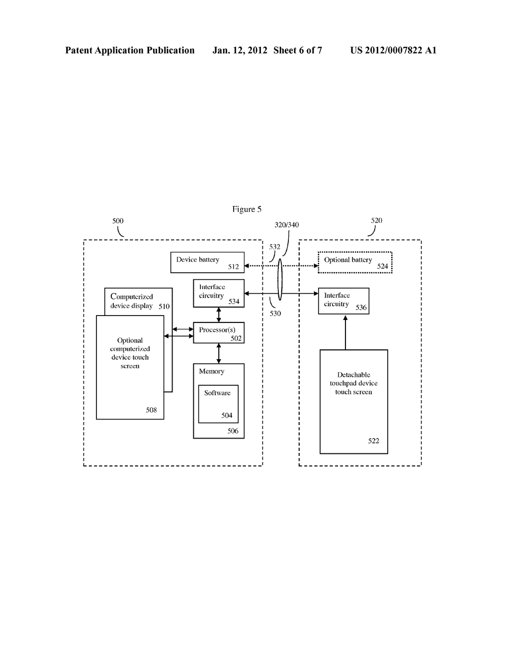 DETACHABLE BACK MOUNTED TOUCHPAD FOR A HANDHELD COMPUTERIZED DEVICE - diagram, schematic, and image 07