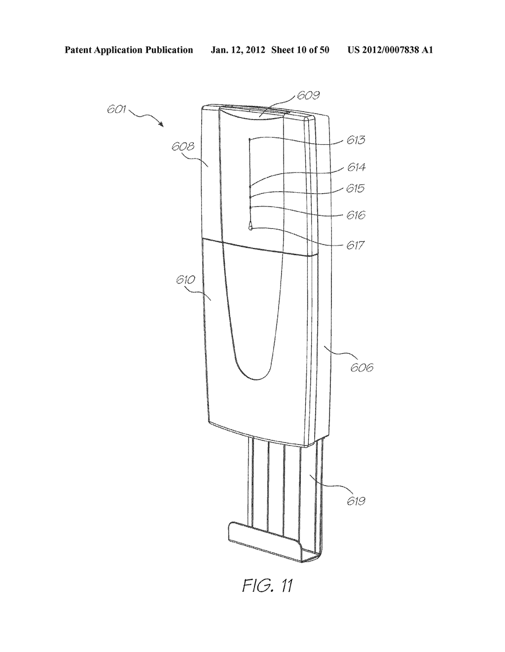 SENSING DEVICE FOR SENSING SURFACE REGIONS - diagram, schematic, and image 11