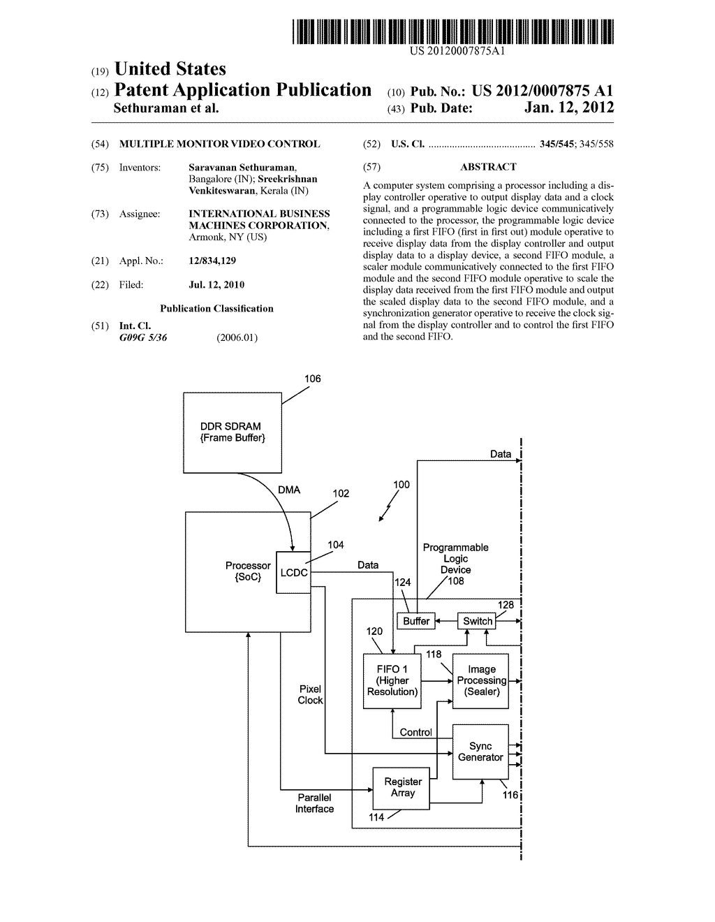 Multiple Monitor Video Control - diagram, schematic, and image 01