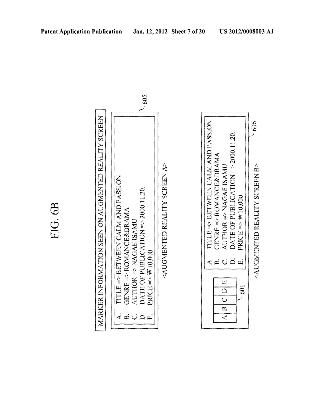 APPARATUS AND METHOD FOR PROVIDING AUGMENTED REALITY THROUGH GENERATION OF     A VIRTUAL MARKER - diagram, schematic, and image 08