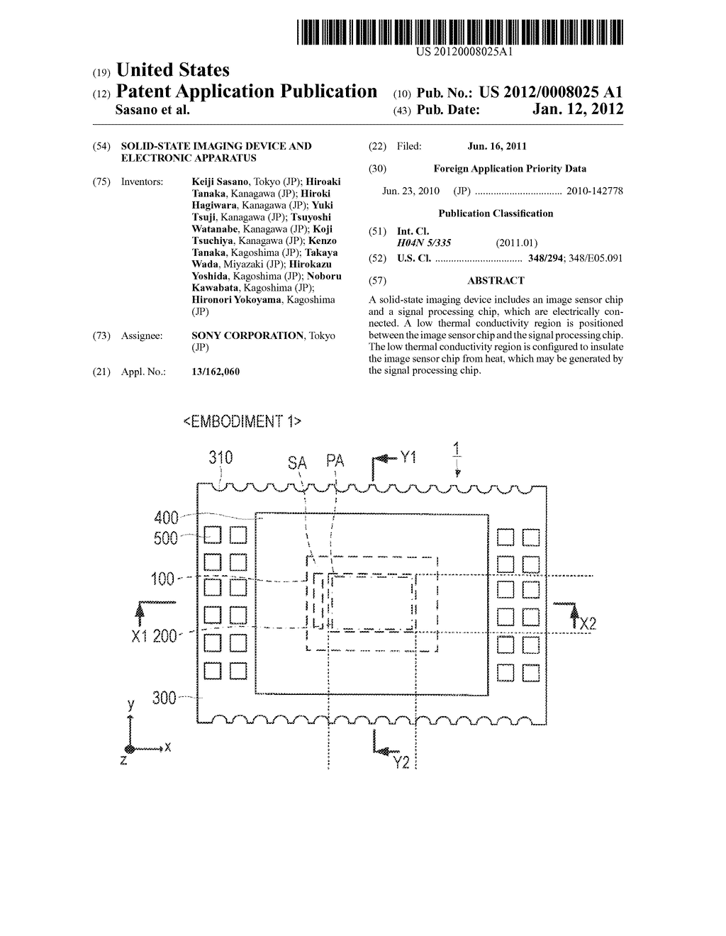 SOLID-STATE IMAGING DEVICE AND ELECTRONIC APPARATUS - diagram, schematic, and image 01