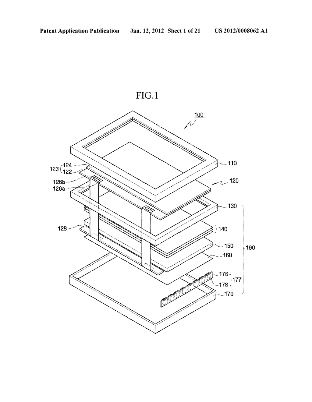 LIQUID CRYSTAL DISPLAY AND DISPLAY APPARATUS SET HAVING THE SAME - diagram, schematic, and image 02