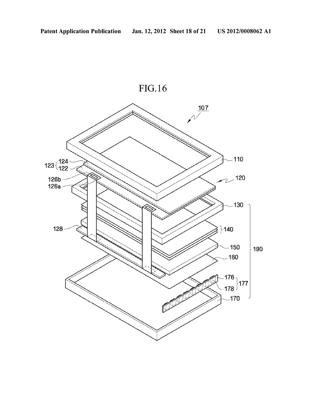 LIQUID CRYSTAL DISPLAY AND DISPLAY APPARATUS SET HAVING THE SAME - diagram, schematic, and image 19