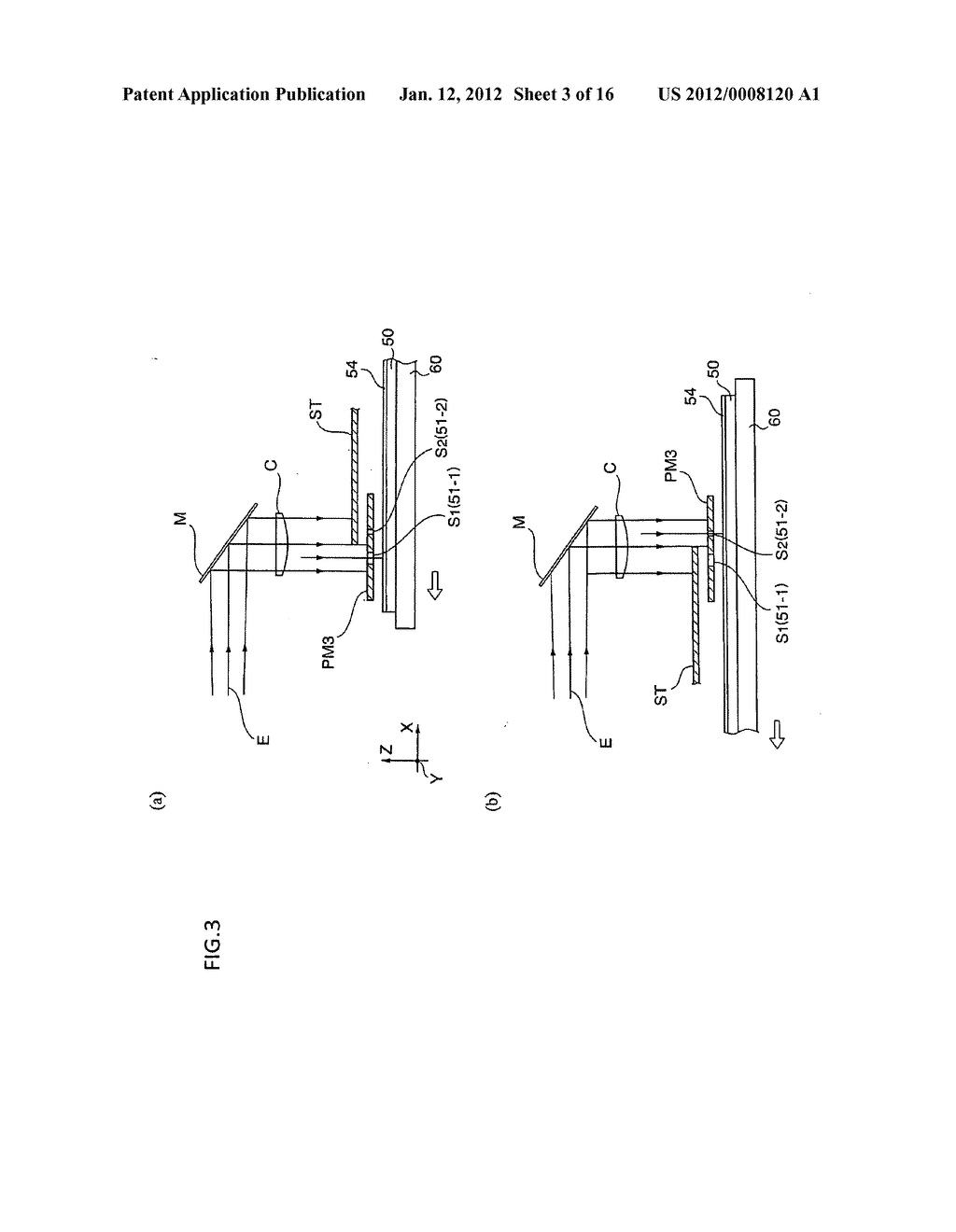 Exposure method, color filter manufacturing method, and exposure device - diagram, schematic, and image 04