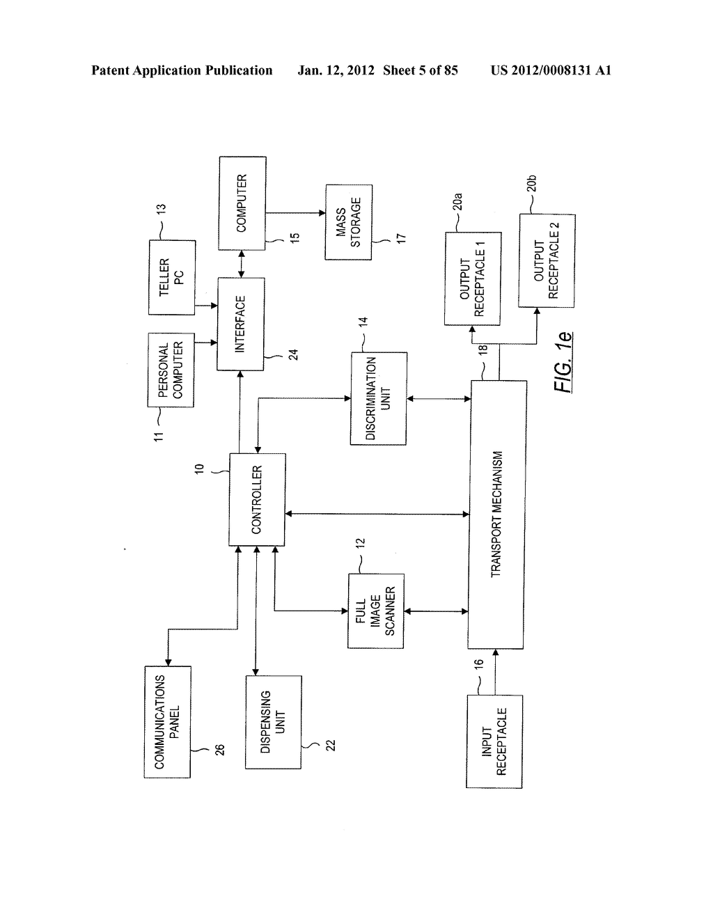 CHECK AND U.S. BANK NOTE PROCESSING DEVICE AND METHOD - diagram, schematic, and image 06