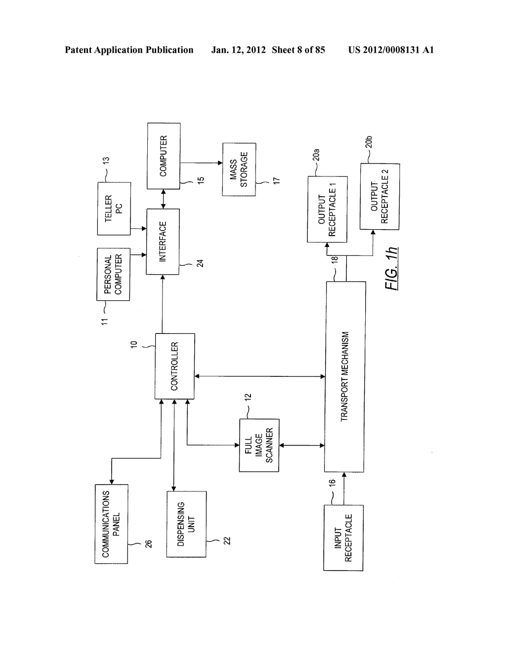 CHECK AND U.S. BANK NOTE PROCESSING DEVICE AND METHOD - diagram, schematic, and image 09