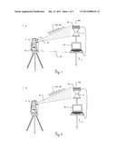 GEODESIC MEASUREMENT SYSTEM AND METHOD FOR IDENTIFYING A TARGET UNIT     HAVING A GEODESIC MEASUREMENT DEVICE diagram and image