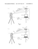 GEODESIC MEASUREMENT SYSTEM AND METHOD FOR IDENTIFYING A TARGET UNIT     HAVING A GEODESIC MEASUREMENT DEVICE diagram and image