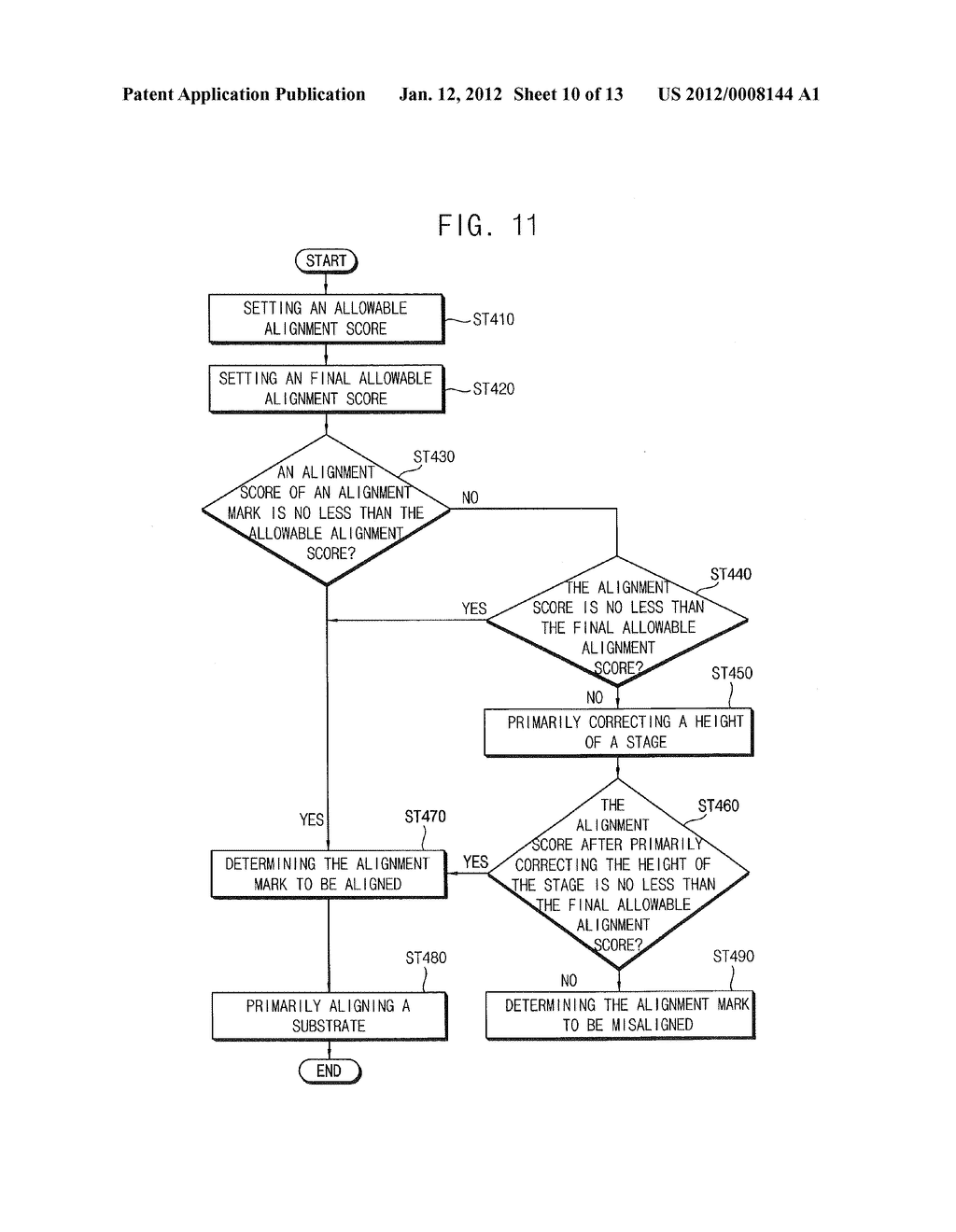 Method of Aligning a Substrate - diagram, schematic, and image 11