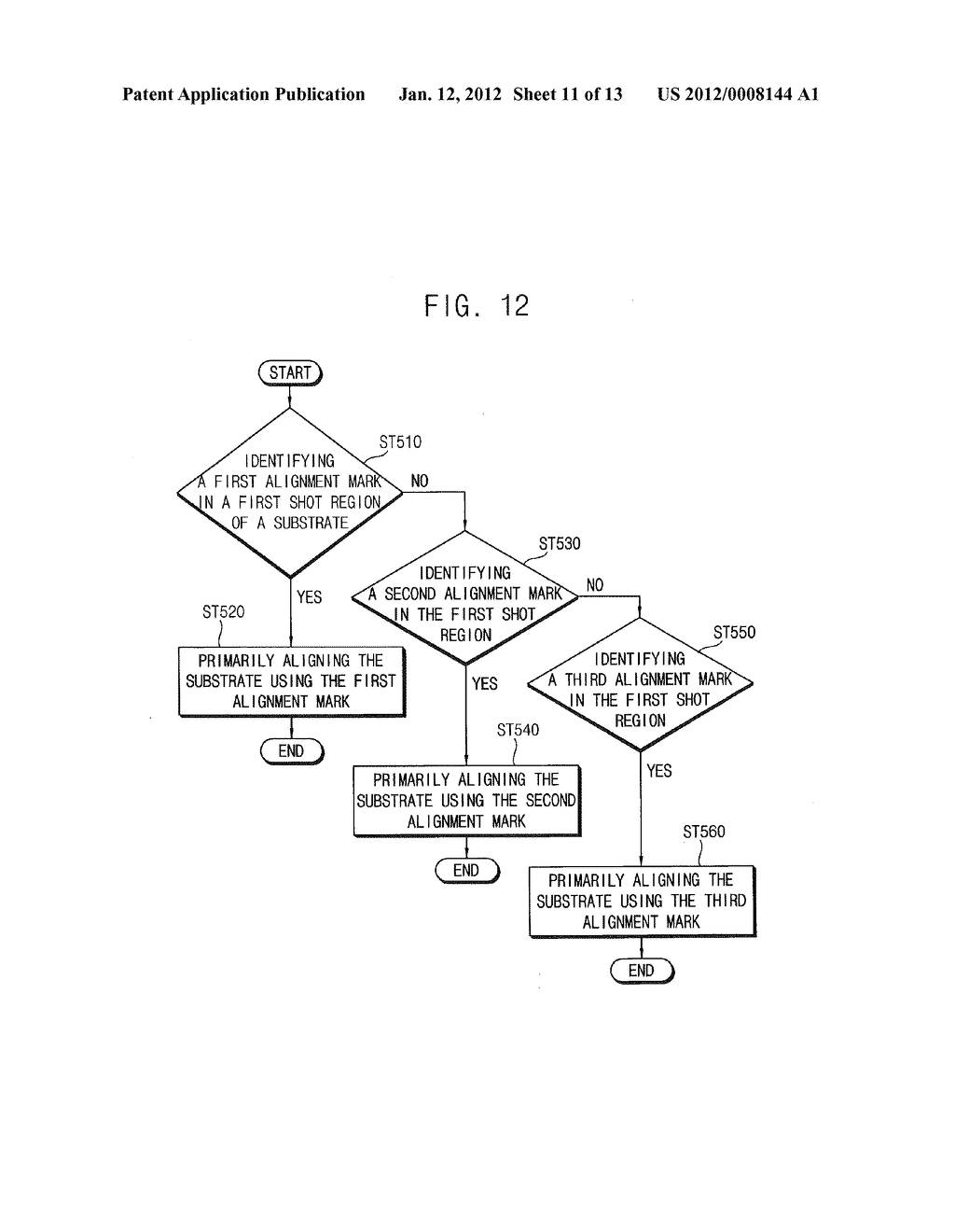 Method of Aligning a Substrate - diagram, schematic, and image 12